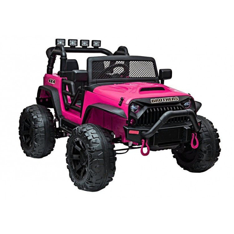 Elektrické autíčko - Jeep JC666 - lakované - ružové